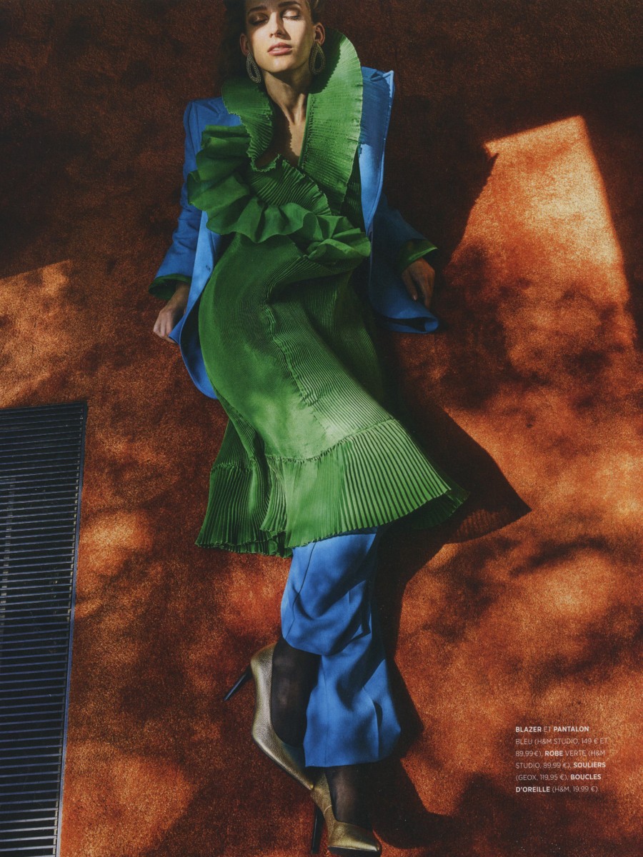 H et m top robe verte